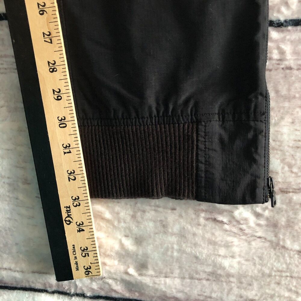 Vintage Polo Jeans Company Pants 2 Womens Black Flight Aviator Cargo Snow Winter - Picture 13 of 15